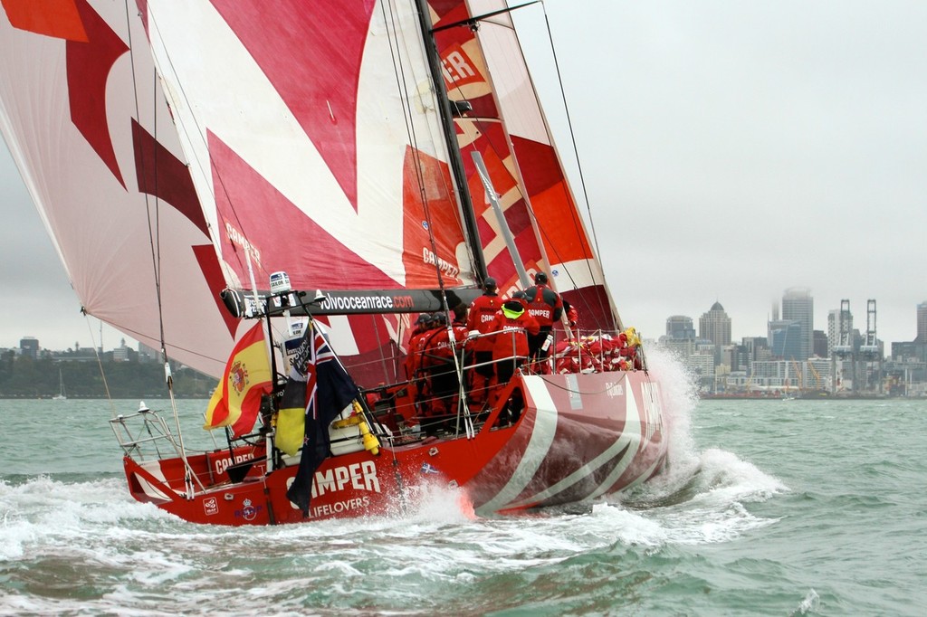 Volvo Ocean Race, Leg 4 Finish - Camper © Richard Gladwell www.photosport.co.nz